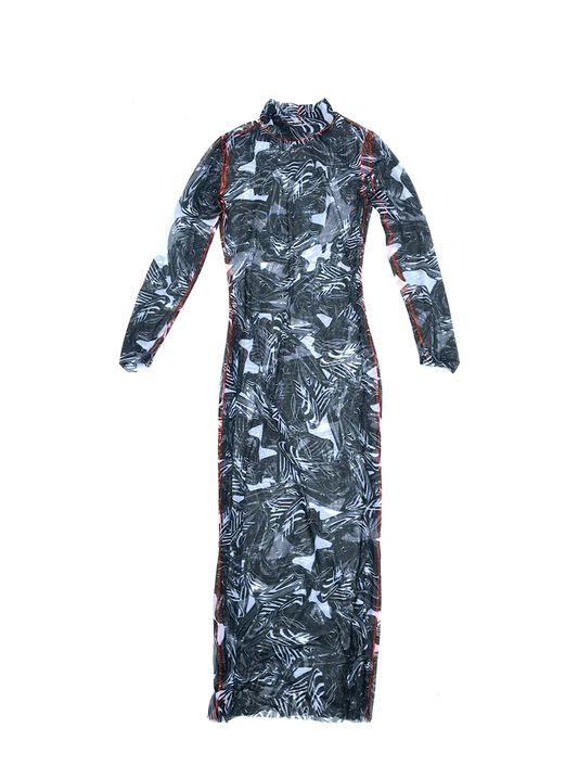 MONOCHROME | mesh dress